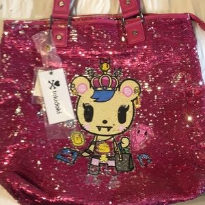 Tokidoki sequins bag new